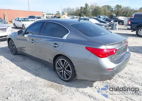 2015 Infiniti Q50 Sport из США, поврежденный, VIN JN1BV7AR3FM390743